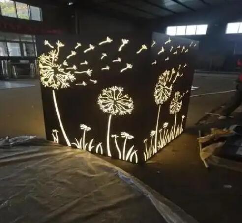 霸州耐候钢灯箱